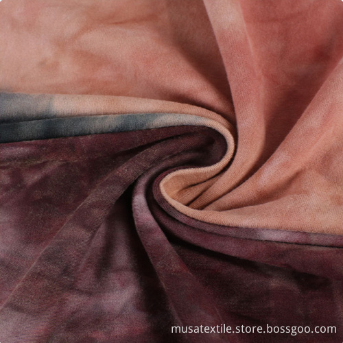 Enhetlig tryck anpassad tjock textur polyester stretch tyg